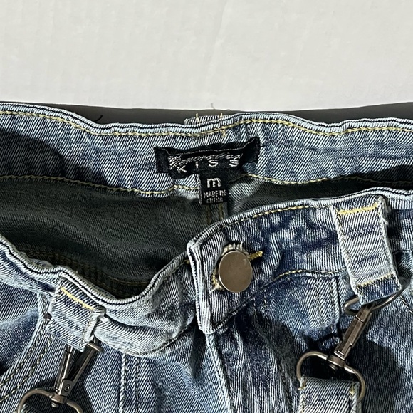 Dolls Kill Generation Kiss Aurora Cargo Flared Jeans - Picture 14 of 16